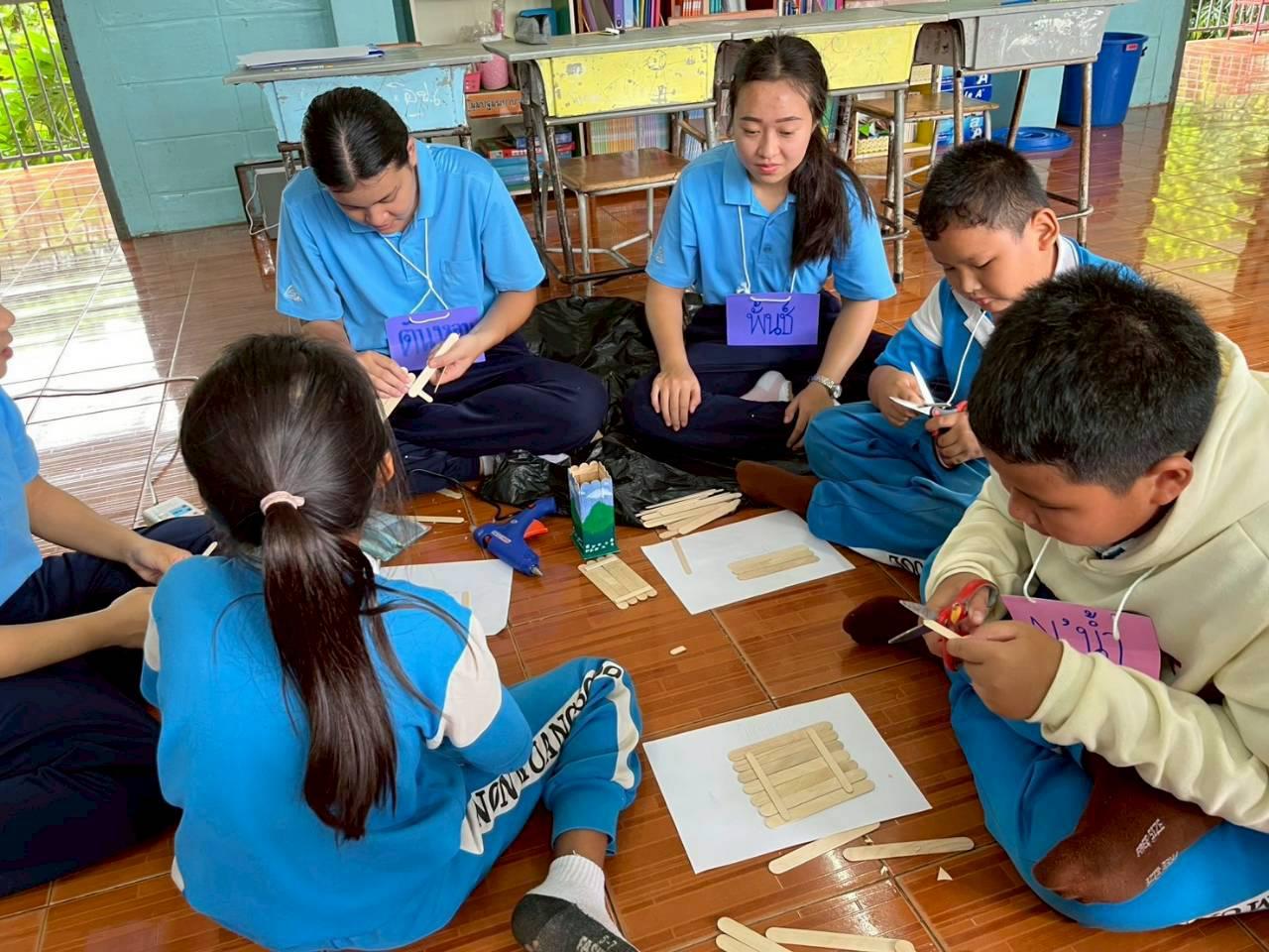 18. ค่ายศิลปะบูรณาการกับสาระการเรียนรู้สำหรับนักเรียนระดับประถมศึกษา ณ โรงเรียนบ้านโนนม่วง